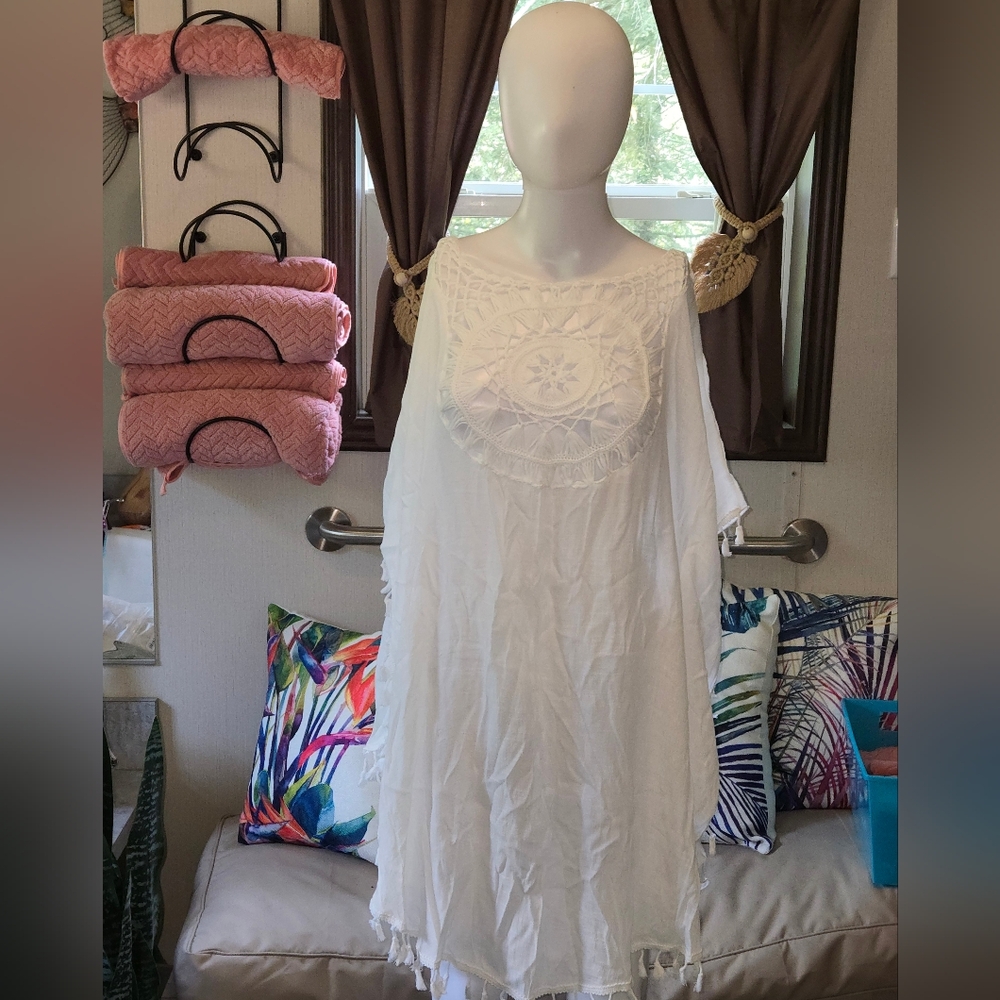 NEW!  Swim Suit Cochet Cover Up - Picture 7 of 10
